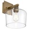 Access Lighting Port Nine Chardonnay, Chardonnay LED Wall Sconce, Antique Brushed Brass Finish, Clear Glass 63144LEDDLP-ABB/CLR - alternate 8